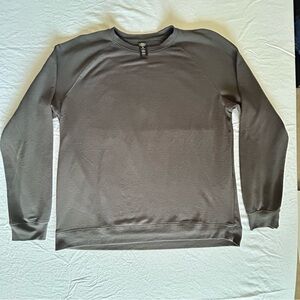 90 Degree By Reflex Men's Charcoal Crewneck Sweater